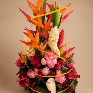 Livraison de fleurs tropicales en Martinique composition coup de cœur
